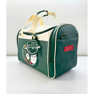 [PREMIUM] Túi Đựng Quần Áo Golf Malbon Cao Cấp - Túi Boston Golf Da PU Chống Thấm, Thiết Kế Vintage
