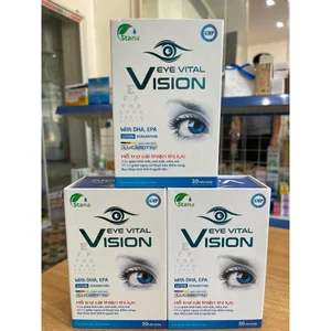 Stana Eye Vital Vision - Viên uống bổ mắt với Vitamin A C E Lutein Zeaxanthin & Kẽm