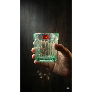 Cốc bia thủy tinh bọt 150ml - cốc thổi thủ công 150ml - Cốc thủy tinh bọt cho nhà hàng, quán cà phê,quán nhậu