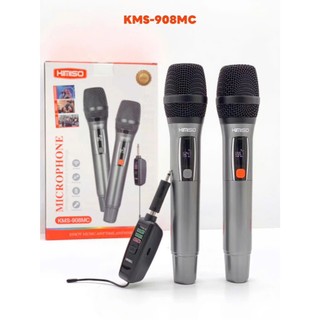 NEW 2026 | COMBO 2 MICRO KIMISO KSM980MC Pin Sạc Âm Thanh Chắc, Vang ,Sáng, Bắt Sóng Xa Sử Dụng Cho Loa Kéo, Vang, Amply