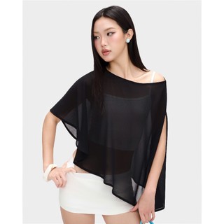 Áo choàng EAGER lệch vai tặng kèm áo hai dây ALISA TOP