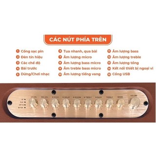 Loa Xách Tay Karaoke JB Z990 PRO, 2 Bass Đôi, Kèm 2 Mic Hát Nhẹ,Chống Hú,Chip Vang Số Có Reverb Echo Hát Hay.