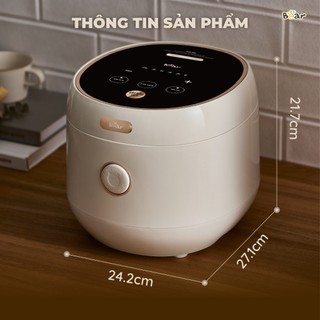 Nồi Cơm Điện Bear 3L SB-NC30B Nồi Cơm Điện Đa Năng Cho Gia Đình Công Suất 600W Lòng Nồi Chống Dính