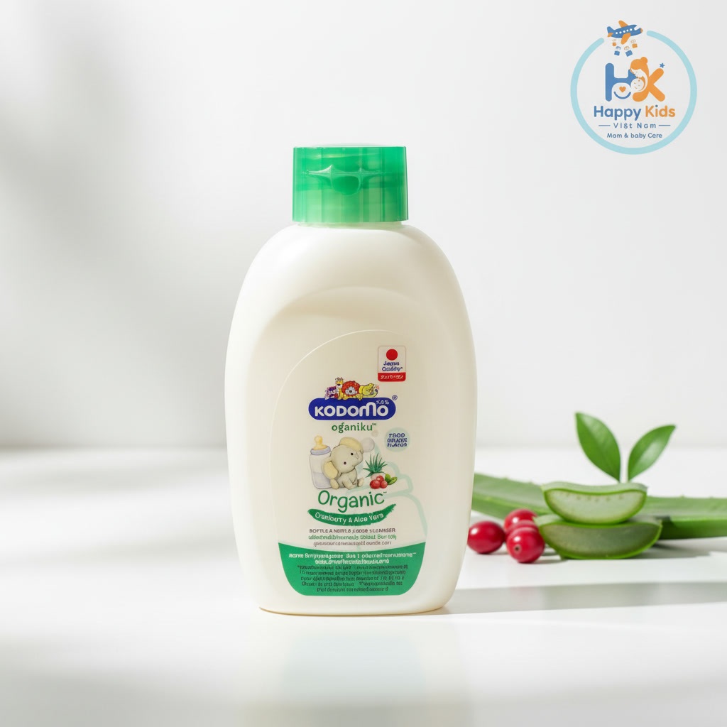 Nước Rửa Bình Sữa, Vật Dụng & Rau Củ Kodomo cho Bé Organic - Nhập Khẩu Thái Lan