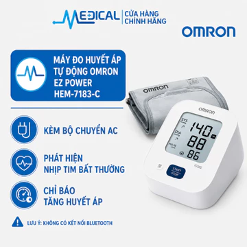 [Hoả Tốc HCM] Máy đo huyết áp tự động OMRON Hem-7121/HEM-7143T/EZ BT POWER/EZ BT Large lưu kết quả 30 lần đo