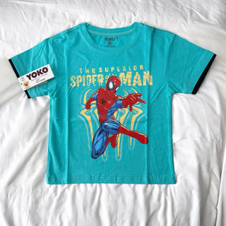 Bộ quần áo bé trai spider man từ 13 - 27Kg -  thun cotton 4 chiều cao cấp thoáng mát - hãng YOKO
