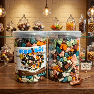 Kẹo Sỏi Đá Socola - Hũ 500g