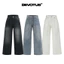 Quần Dài Jeans Devotus Form Ống Rộng Trùm Gót Chân Unisex - BASIC BAGGY WASHED JEANS