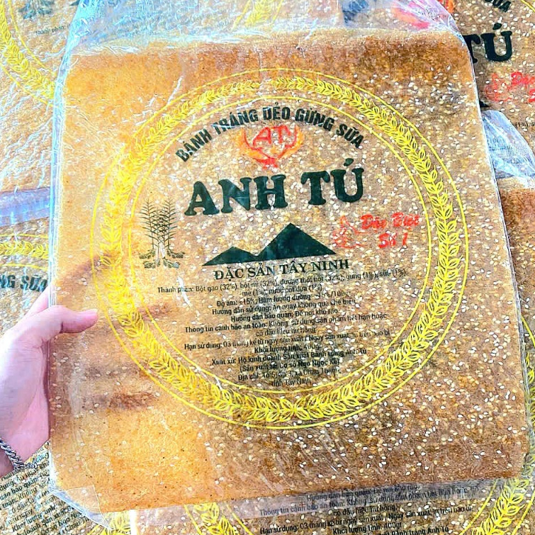 Bánh Tráng Dẻo Mè Gừng - Hương Vị Mới Lạ, Thơm Gừng, Vị Béo Của Mè - Đặc Sản Tây Ninh