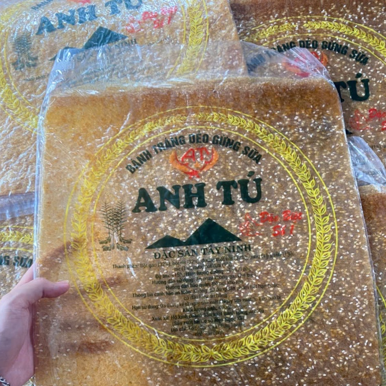 Bánh Tráng Dẻo Mè Gừng - Hương Vị Mới Lạ, Thơm Gừng, Vị Béo Của Mè - Đặc Sản Tây Ninh