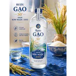 Rượu nếp truyền thống 30 độ chai 1000ml