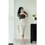 Set Cati áo croptop cổ U + quần 2 màu A2329
