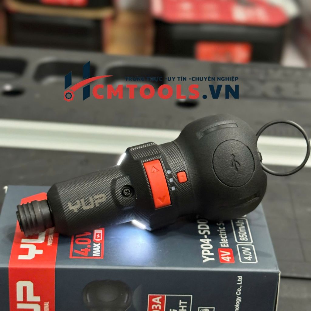Tua Vít Pin YUP YP04- SD03A 4V 10Nm Pin 2000mAh Sạc Type-C, 3 cấp tốc độ và Lực siết thủ công : 8 Nm
