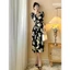 Đầm vạt chéo buộc dây xẻ đùi A2458