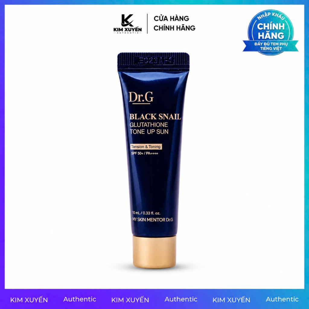 dr g black snail glutathione tone up sun Dr. SPF 50+ PA++++ ingredients (Explained) skin elasticity improved by 4.8% Sun protection with a glow-up