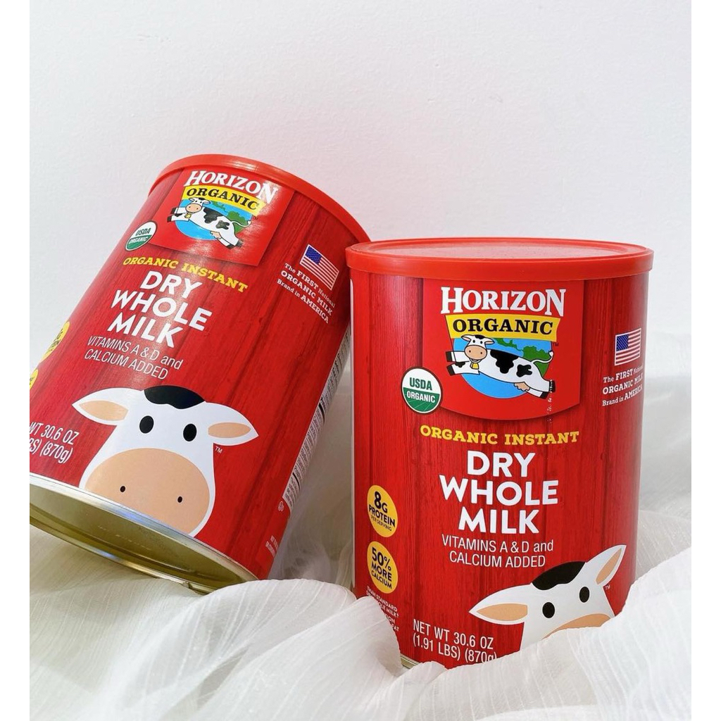 Sữa Tươi Nguyên Kem Dạng Bột Horizon Organic Dry Whole Milk 870g – Bổ Sung Canxi, Dinh Dưỡng Cho Cả Gia Đình