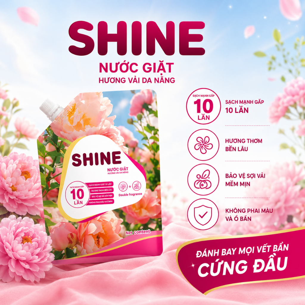 Nước Giặt Thơm Lâu Đậm Đặc Nước Giặt Xả Lưu Hương 96h Giặt Sạch Bền Màu