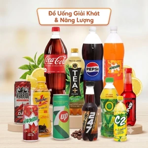Nước Giải Khát & Nước Tăng Lực - Trà Xanh C2, Không Độ, Tea+, Sting, Warrior, 247 (Lốc Nhỏ/Combo Chai 1.5L)
