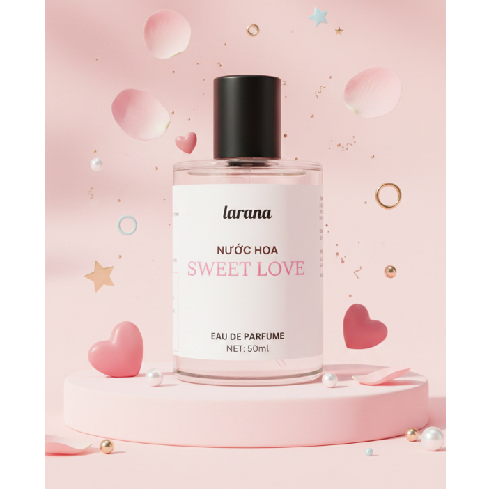 Nước hoa nữ 50ml thơm lâu thương hiệu Larana, hương thơm nữ tính, sang trọng, quyến rũ quý phái