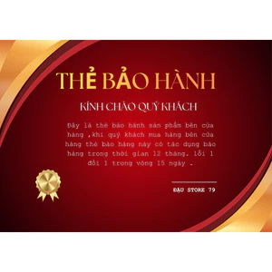 THẺ BẢO HÀNH CỦA SHOP ĐẬU STORE79. CHÂN ĐẾ CHUYỂN ĐỔI