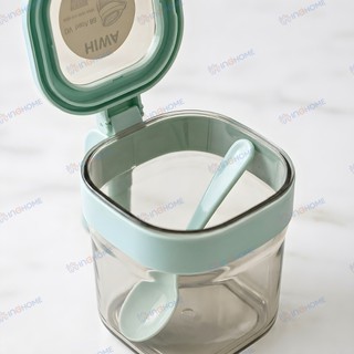 Bộ Hũ Đựng Gia Vị Hiwa Châu Hưng 2/3/4 Hũ 400ml, Hộp Đựng Gia Vị Nhựa Cao Cấp Có Nắp Kín, Bảo Quản Thực Phẩm Tiện Lợi