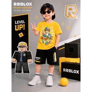 Bộ Quần Áo cotton bé trai từ 13 - 27Kg in ROBLOX hãng YOKO