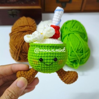 MÓC KHOÁ LEN handmade Quả dừa nhiệt đới Jellycat