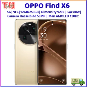 Điện Thoại OPPO Find X6 5G RAM 12GB/256GB – Camera 50MP Hasselblad, Màn 6.74" AMOLED 120Hz, NFC, Sạc Nhanh 80W