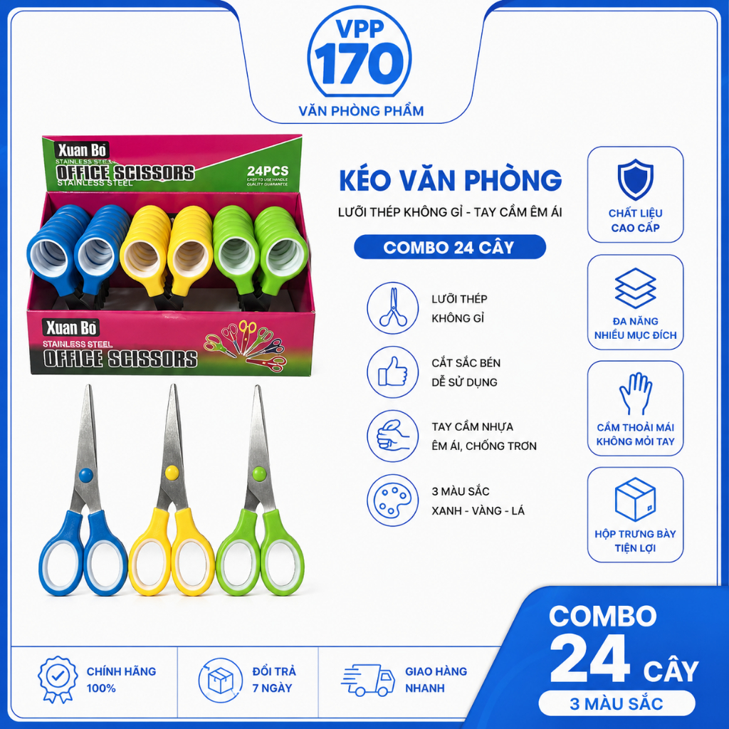 Kéo học sinh, kéo thủ công nhỏ, kéo cắt giấy thép đa năng không gỉ