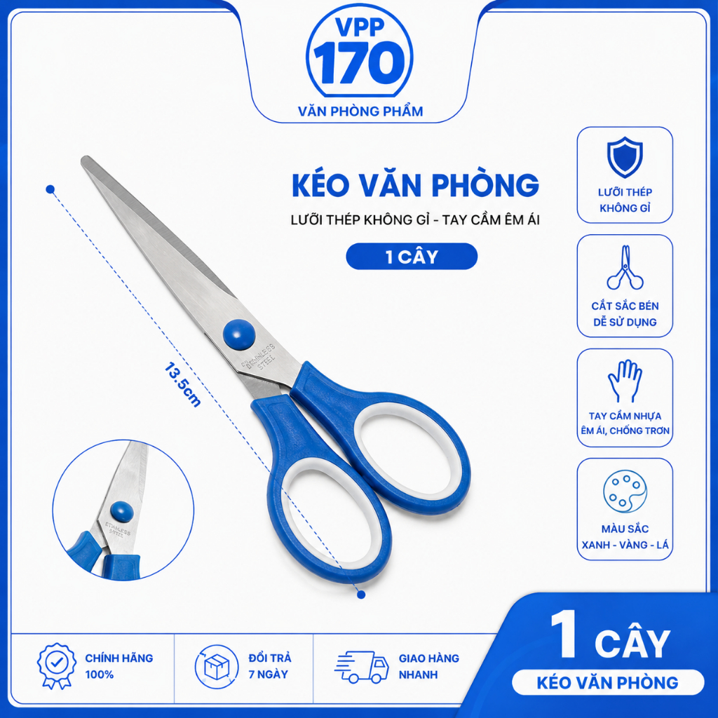 Kéo học sinh, kéo thủ công nhỏ, kéo cắt giấy thép đa năng không gỉ