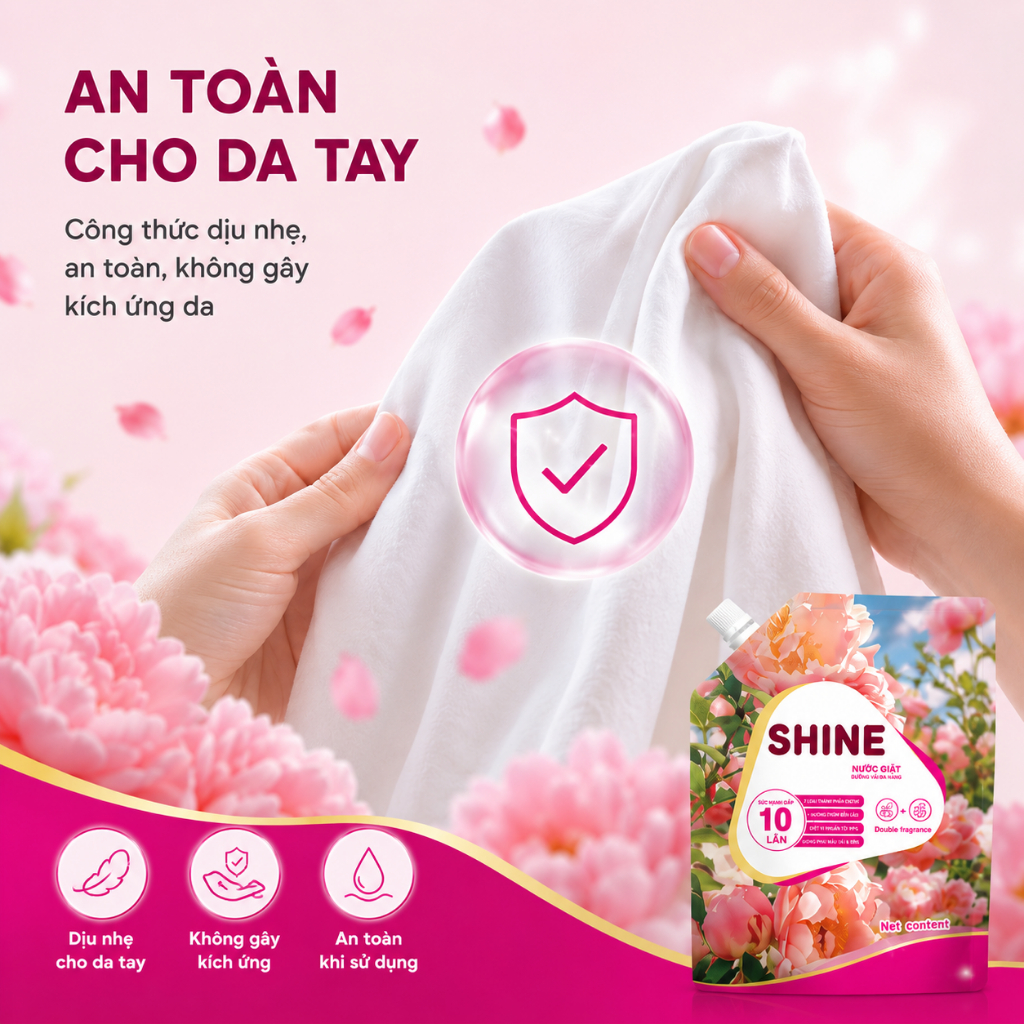 Nước Giặt Thơm Lâu Đậm Đặc Nước Giặt Xả Lưu Hương 96h Giặt Sạch Bền Màu