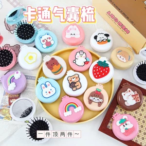 Hộp Đựng Lược Kèm Gương Mini Hộp Bảo Quản Lược Gấp Gọn Có Gương Soi Tiện Lợi Mang Theo Du Lịch