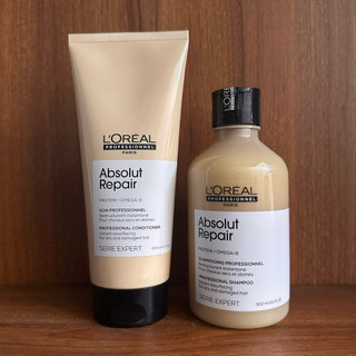 [ TN ] Dầu xả tóc phục hồi 3 tác động Lipidium Absolut Repair Conditioner L'oreal 200ml ( New 2025 )