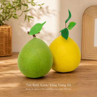 Trái Bưởi Xanh/ Vàng (Size Nhỏ, Trung, Đại) trang trí Cao cấp | Trái Cây Nhựa foam, Trái Cây trang trí, Trái Cây Mô Hình