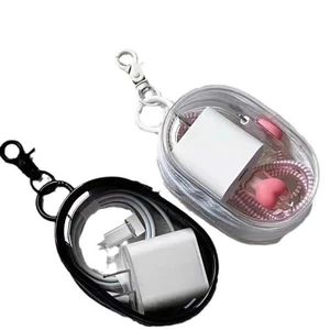 Túi Đựng Cáp Sạc Tai Nghe Phụ Kiện Công Nghệ Chống Thấm Nước - Hộp Đựng Ổ Cứng Sạc Dự Phòng Mini Nhiều Ngăn Tiện Lợi