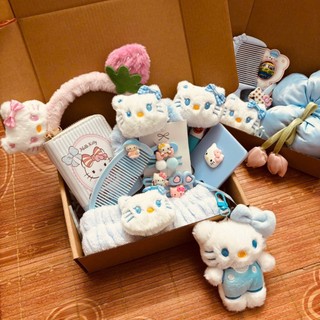 [Hộp lớn] Set quà sinh nhật hello kitty xanh dương: quà 14/2, quà 8/3, 20/10 [S2]