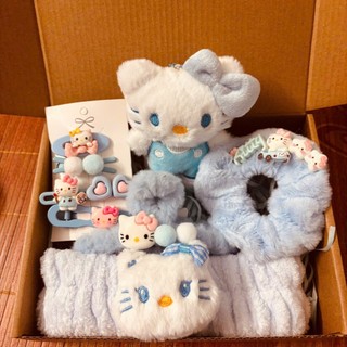 [Hộp lớn] Set quà sinh nhật hello kitty xanh dương: quà 14/2, quà 8/3, 20/10 [S2]