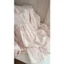 2Soonsumff Đầm babydoll dáng ngắn xòe tay dài bồng cổ tròn kèm quần short ngắn màu hồng ngọt ngào phong cách ulzzang nữ