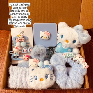Set quà tặng sinh nhật hello kitty xanh dương: quà valentine 14/2, 8/3, 20/10 [S2]