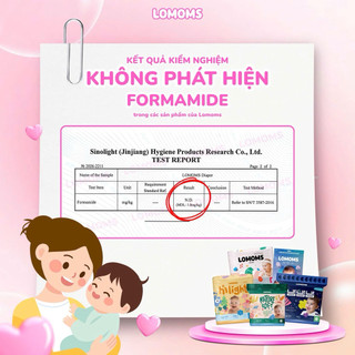 [KHÔNG CHỨA FORMAMIDE] Bỉm tã dán/quần đêm ngày Lomoms Hàn Quốc