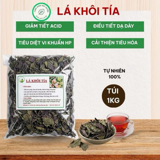1KG lá khôi tía [ Hàng phơi nắng  ] khô, sạch LOẠI 1