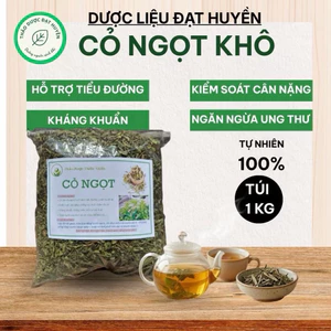 Cỏ Ngọt Khô 1kg Nguyên Chất | Dược Liệu Khô Chọn Lọc | Thảo Dược Đạt Huyền