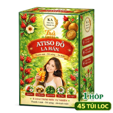 TRÀ ATISO ĐỎ , LA HÁN , Thảo Mộc Thiên Nhiên , Thanh Nhiệt , Mát Lành,Trà Thảo Mộc An Toàn, Lành Tính