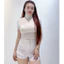 ÁO Nữ Ôm body Cổ Lọ Cao Màu Trắng vải thun cotton mỏng mịn màu trắng kem