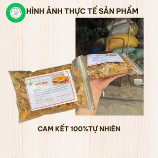 Nghệ Vàng Khô 500g Nguyên Chất | Dược Liệu Khô Chọn Lọc | Thảo Dược Đạt Huyền