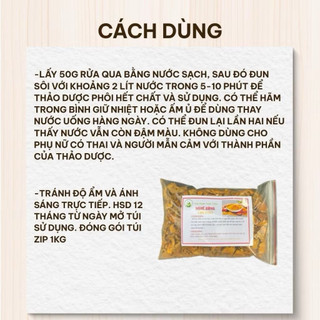 Nghệ Vàng Khô 500g Nguyên Chất | Dược Liệu Khô Chọn Lọc | Thảo Dược Đạt Huyền