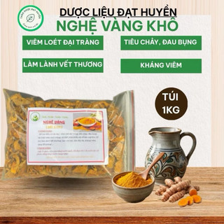 Nghệ Vàng Khô 500g Nguyên Chất | Dược Liệu Khô Chọn Lọc | Thảo Dược Đạt Huyền