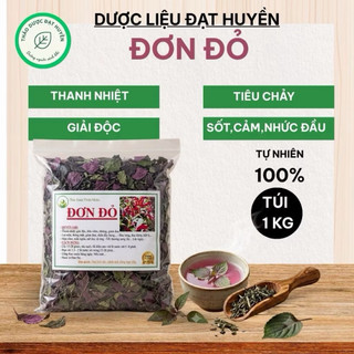 Lá Đơn Đỏ Khô 1kg Nguyên Chất | Dược Liệu Khô Chọn Lọc | Thảo Dược Đạt Huyền