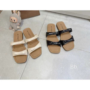 ❣️❣️❣️Dép Lê 2 quai nơ da xi đế êm basic Fullbox mã 1185