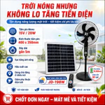 Quạt năng lượng mặt trời NHẬT PHONG SOLAR có điều khiển từ xa,Sạc Điện Thoại,Củ sạc 220V, tấm pin năng lượng,BH 1 năm — ảnh 5
